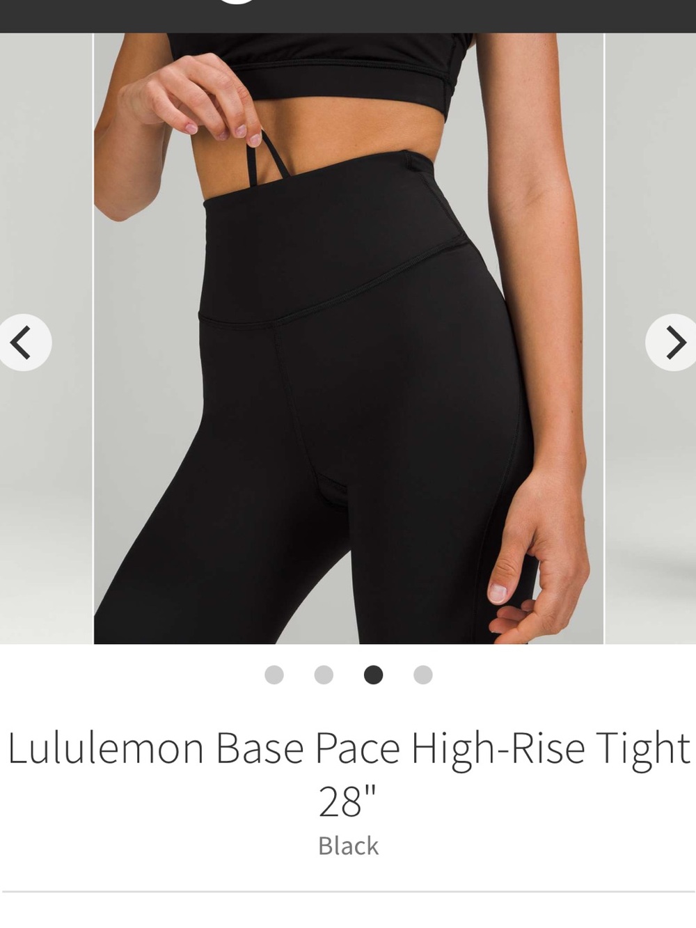 NWOT!! Lululemon Base Pace High-Rise Tight - Picture 2 of 10